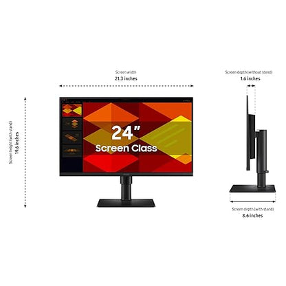 Samsung 24 inch FHD Business Monitor with 100Hz Refresh Rate, IPS, Super Slim Design, Game Picture Mode