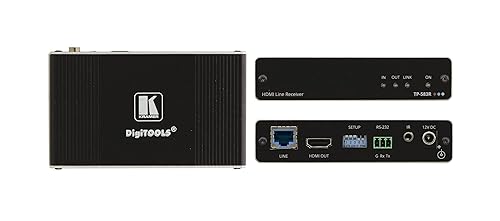 KRAMER/HIGH Performance HD T-Base RECEPTOR / 4K / HDMI/TP-583R KRAMER 4K HDR HDMI Receiver with RS-232 & IR Over Long-Reach HDBASET - TP-583R (50-80024090)