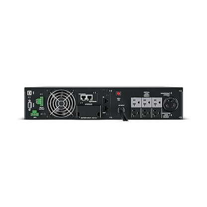 CyberPower OL2200RTXL2UN Smart App Online UPS System, 2200VA/1800W, 7 Outlets, 2U Rack/Tower + Pre-Installed SNMP Card Network Card 2200VA