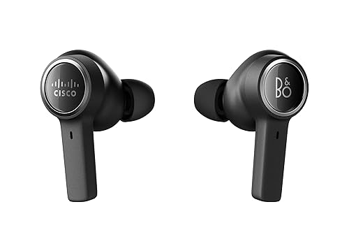 CISCO | Bang & Olufsen 950, True Wireless in-Ear Bluetooth Earbuds with Wireless Charging Case, Active Noise Cancellation, Black Anthracite, 1-Year Limited Liability Warranty, (HS-WL-950-BUN-C)