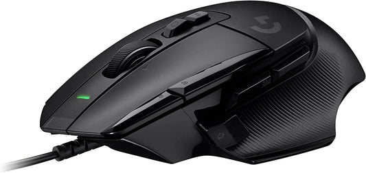 Logitech G502 X Wired Gaming Mouse - LIGHTFORCE hybrid optical-mechanical primary switches, HERO 25K gaming sensor, compatible with PC - macOS/Windows - Black Black Wired Non-RGB