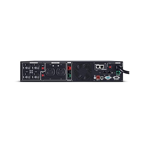 CyberPower PR3000RTXL2UHVAN Smart App Sinewave UPS System, 3000VA/3000W, 6 Outlets, 2U Rack/Tower, RMCARD205 Pre-Installed, EBM Option