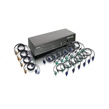 IOGEAR 16-Port PS/2 USB Combo KVM Switch with Cables