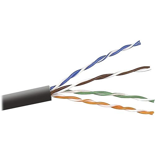 Belkin A7J704-1000-BLK CAT6 Stranded Bulk Cable 4PR;24AWG