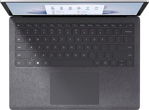 Microsoft Surface Laptop 5 13.5 Touchscreen Notebook - 2256 x 1504 - Intel Core i5 12th Gen i5-1235U - Intel Evo Platform - 8 GB Total RAM - 256 GB SSD - Platinum - Intel Chip - Windows 11 - Int