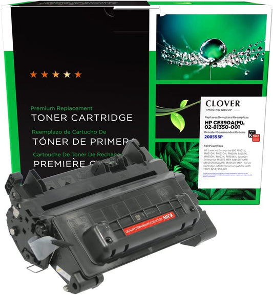 Clover imaging group Clover Remanufactured MICR Toner Cartridge Replacement for HP CE390A, Troy 02-81350-001 | Black Black 10,000
