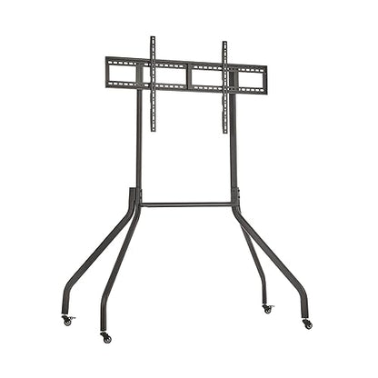 Tripp Lite Mobile Rolling TV Cart for 55" to 85" Television Displays, Wide Legs for Extra Stability, Locking Casters, Height Adjustable 71" to 81", Durable Metal Frame, 5-Year Warranty (DMC5585WL)