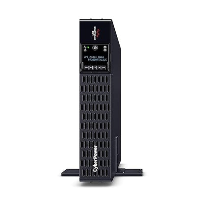 CyberPower PR2000RTXL2UC Smart App Sinewave UPS System, 2000VA/2000W, 8 Outlets, 2U Rack/Tower, Built-in Cloud Monitoring, EBM Option Expandable 2000VA 20A