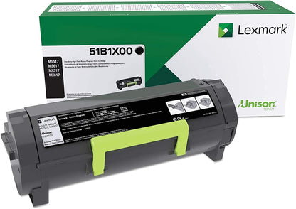 Lexmark 51B1X00 MS517dn MX517de MS617dn MX617de Extra High Yield Return Program Cartridge Toner,black Single