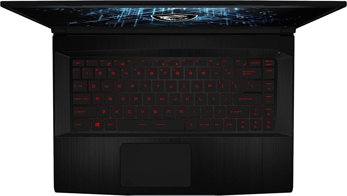 MSI GF63 Thin Laptop: 11th Gen Core i5-11400H, RTX 1650, 256GB SSD, 8GB RAM, 15.6" Full HD IPS Display, Windows 11