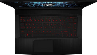 MSI GF63 Thin Laptop: 11th Gen Core i5-11400H, RTX 1650, 256GB SSD, 8GB RAM, 15.6" Full HD IPS Display, Windows 11