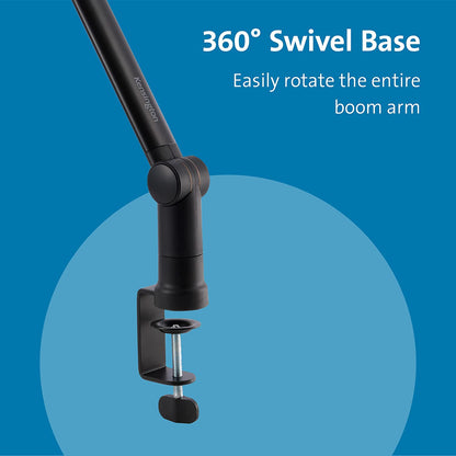 Kensington A1020 Boom Arm for Microphones, Webcams, and Lighting Systems (K87652WW)