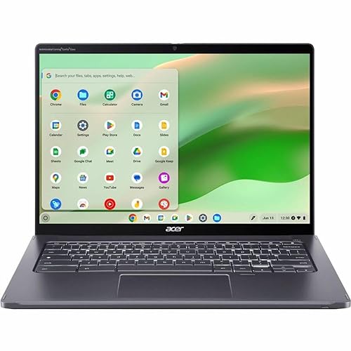 Acer Chromebook Spin 714 CP714-2WN CP714-2WN-53TY 14 Touchscreen Convertible 2 in 1 Chromebook - WUXGA - 1920 x 1200 - Intel Core i5 13th Gen i5-1335U Deca-core (10 Core) 1.30 GHz - 16 GB Total RAM