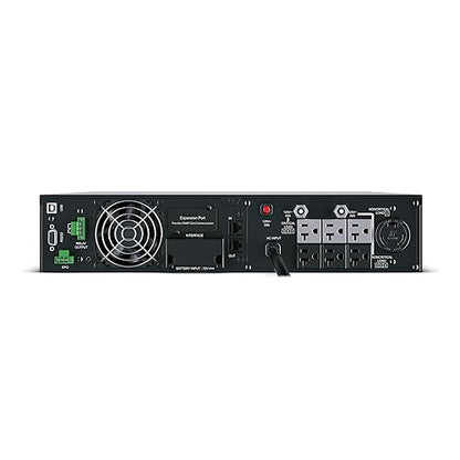 CyberPower OL3000RTXL2U Smart App Online UPS System, 3000VA/2700W, 7 Outlets, 2U Rack/Tower Standard 3000VA