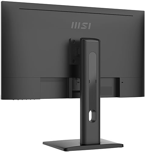 MSI PRO MP273QP E2 27-inch IPS 2560 x 1440 (QHD) Computer Monitor, 100Hz, Free-Synch, HDMI, DP Port, VESA Mountable, Height Adjustable, Tilt, Speaker, 1ms, Black