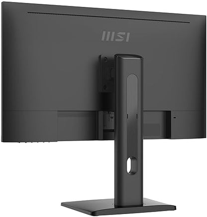 MSI PRO MP273QP E2 27-inch IPS 2560 x 1440 (QHD) Computer Monitor, 100Hz, Free-Synch, HDMI, DP Port, VESA Mountable, Height Adjustable, Tilt, Speaker, 1ms, Black
