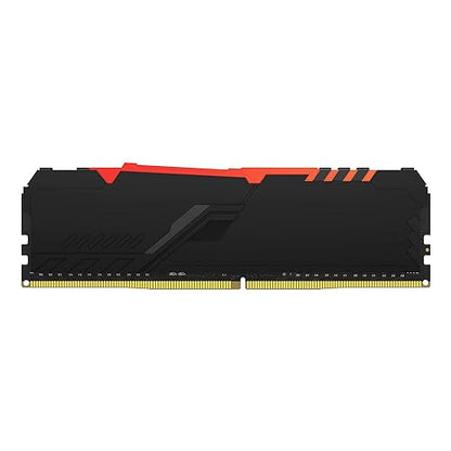 Kingston FURY Beast RGB 16GB 3600MHz DDR4 CL18 Desktop Memory Single Stick KF436C18BBA/16