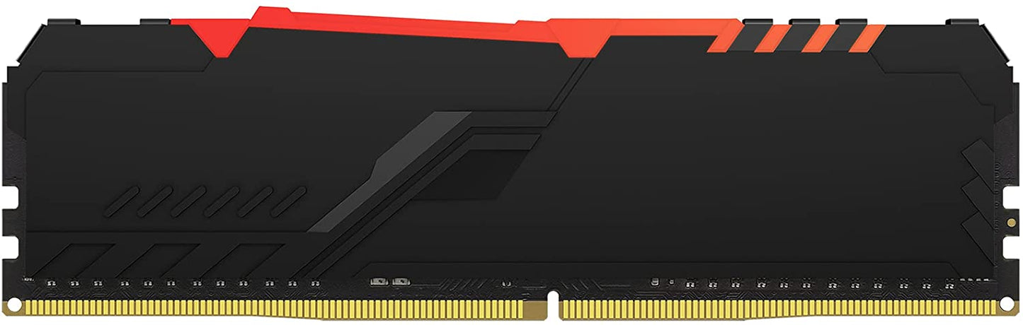 Kingston Fury Beast RGB 16GB (2x8GB) 3200MHz DDR4 CL16 Desktop Memory Kit of 2 KF432C16BBAK2/16 16gb Kit of 2 3200MHz