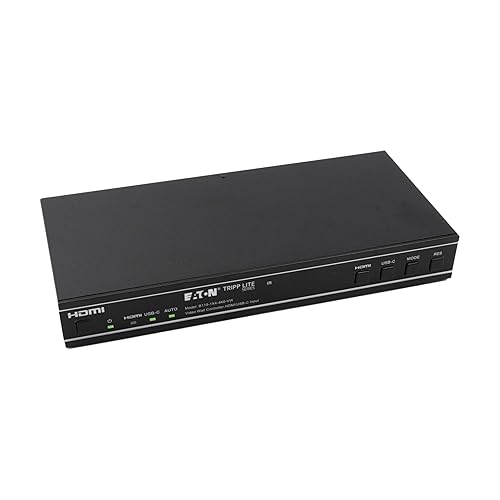 Tripp Lite 4K HDMI Video Wall Controller, TV Wall Display Processor, 1 HDMI or USB-C Input, 4 HDMI Outputs, 1x2, 1x3, 1x4, 2x2 and More, 4K@60Hz, No Software Needed (B119-1X4-4K6-VW)