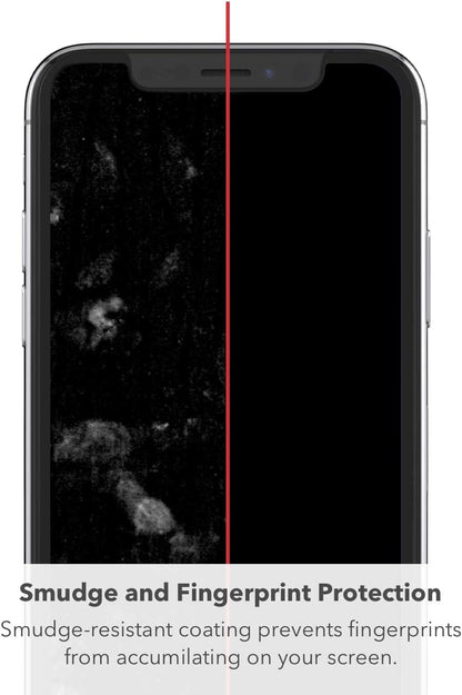 ZAGG InvisibleShield Glass+ Screen Protector – High-Definition Tempered Glass Made for Apple iPhone SE – Impact &amp; Scratch Protection, Clear iPhone SE2 Protector