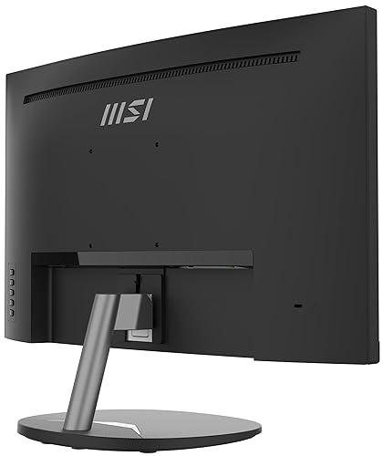 MSI Pro MP241CA, 24, 1920 x 1080 (FHD), Curved VA, 75Hz, TUV Certified Eyesight Protection, 4ms, Displayport, HDMI, Tilt, Black