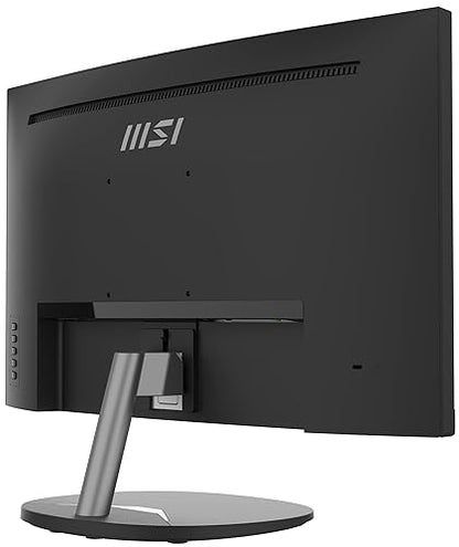 MSI Pro MP241CA, 24, 1920 x 1080 (FHD), Curved VA, 75Hz, TUV Certified Eyesight Protection, 4ms, Displayport, HDMI, Tilt, Black