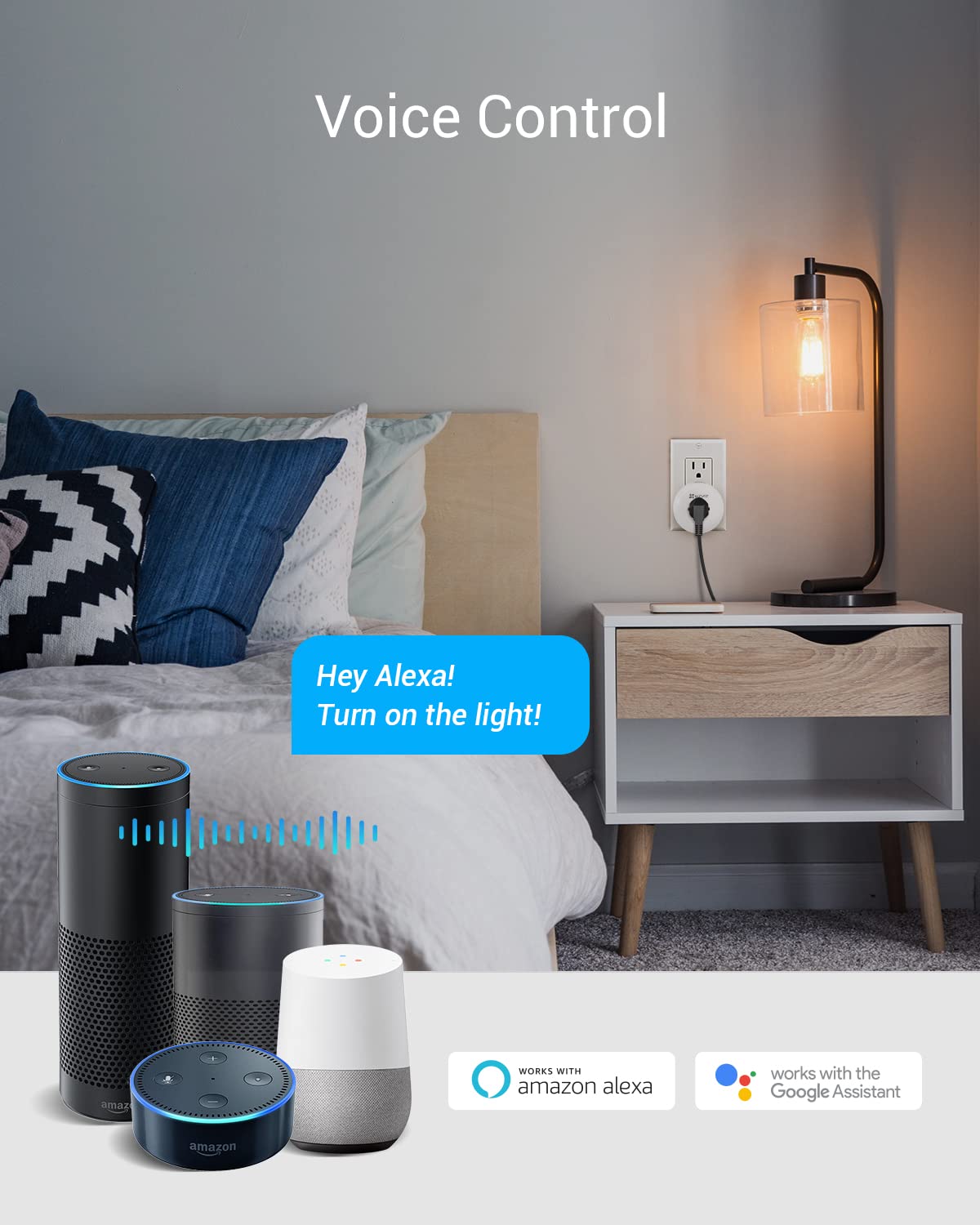 EZVIZ Smart Plug T30-A 1 Pack