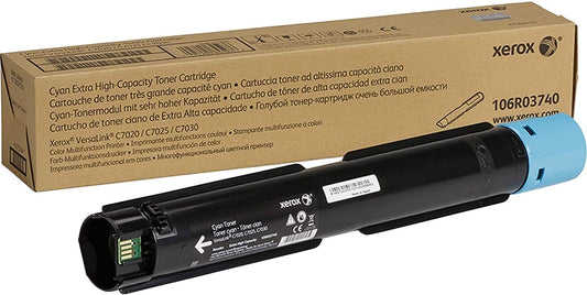 Xerox VersaLink C7020 /C7025 /C7030 Cyan Extra High Capacity Toner-Cartridge (16,500 Pages) - 106R03740 Cyan Toner