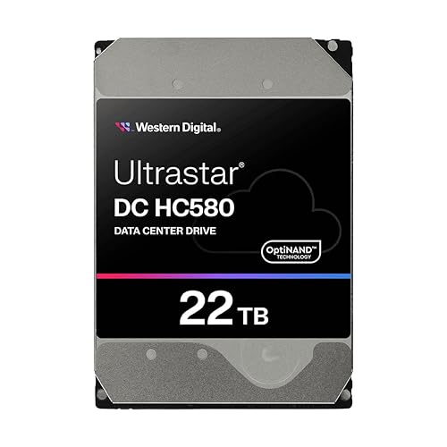 WD Ultrastar DC HC580 0F62785 22 TB Hard Drive - 3.5 Internal - SATA - Conventional Magnetic Recording [CMR] Method