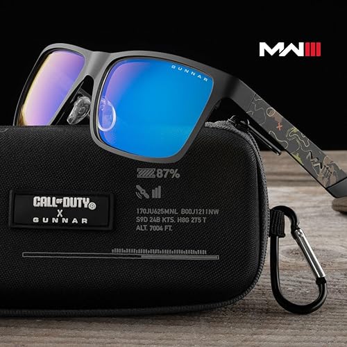 Gunnar Unisex's Call of Duty UAV Edition Gaming Glasses, Onyx, 57mm