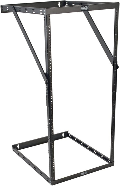 Tripp Lite 8U/12U/22U Expandable Wall-Mount 2-Post Open Frame Rack, Adjustable Network Equipment Rack, UPS Depth, 23.5" Deep (SRWO8U22DP) Expandable (Deep) Rack