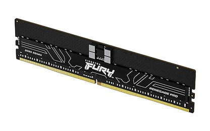 Kingston Fury Renegade Pro Expo 16GB 6000MT/s DDR5 ECC Reg CL32 DIMM Desktop Gaming Memory - KF560R32RBE-16 16gb 6000MT/s 16Gbit Single Module AMD EXPO