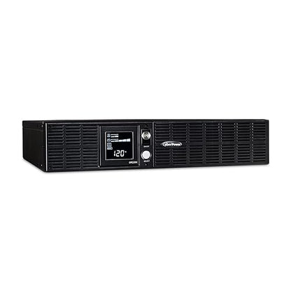CyberPower OR2200LCDRT2U Smart App LCD UPS System, 2200VA/1320W, 8 Outlets, AVR, 2U Rack/Tower