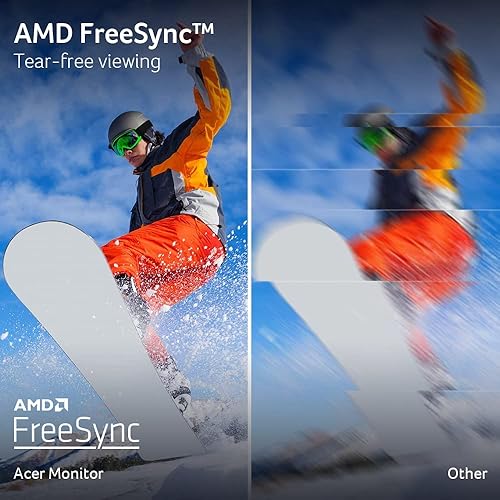 Acer Nitro 27 WQHD 2560 x 1440 1500R Curved PC Gaming Monitor | AMD FreeSync | 100Hz Refresh | 1ms VRB | Speakers | VESA Mountable | 1 x Display Port 1.2, 1 x HDMI 2.0 & 1 x HDMI 1.4 | ED273U Hbmiipx