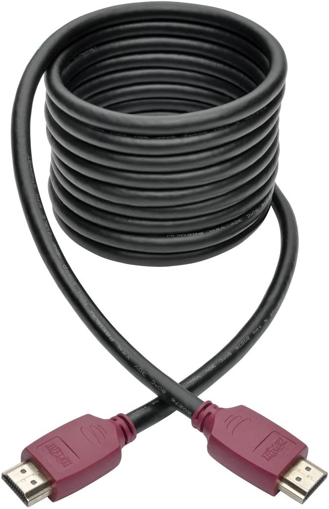 Tripp Lite 10 ft. Premium Hi-Speed HDMI Cable with Ethernet &amp; Grip Connectors (M/M), UHD 4K x 2K @ 60Hz (P569-010-CERT)