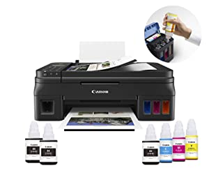 Canon PIXMA G4210 MegaTank Wireless Color Photo Printer with Scanner, Copier &amp; Fax 2316C003 Printer