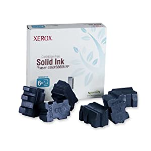 Xerox Phaser 8860/8860 MFP Cyan Solid Ink (6 Sticks / 14,000 Pages) - 108R00746 6 Ink Sticks Cyan