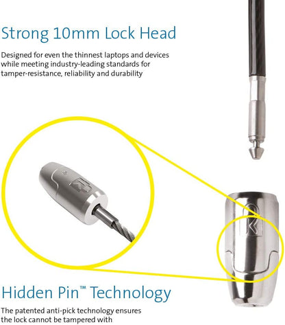 Kensington Desktop &amp; Peripherals Locking Kit 2.0, Black (K64424WW)