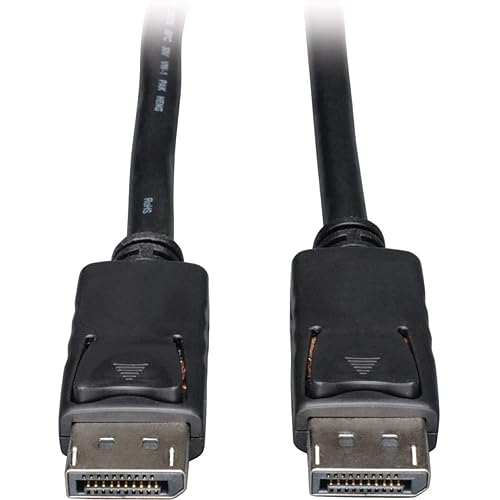 Tripp LITE DisplayPort Monitor Digital Video Audio Cable Latches M/M 30ft