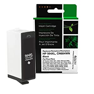 Clover imaging group Clover Remanufactured Ink Cartridge Replacement for HP CN684WN (HP 564XL) | Black | High Yield