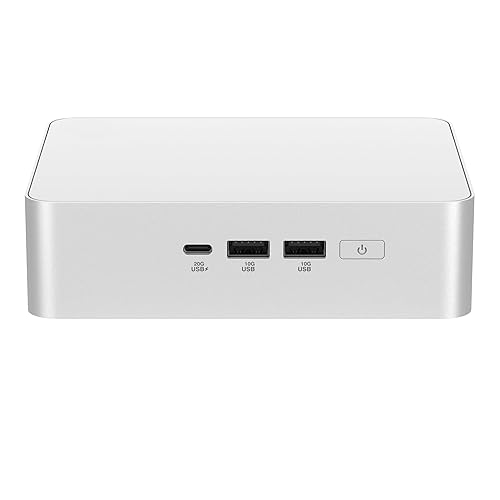 ASUS NUC 15 Pro+ Barebones Mini PC with Intel Series 2 Core Ultra 7 255H, up to 96GB DDR5 RAM, Dual Storage, Thunderbolt™ 4, Wi-Fi 7 & Bluetooth 5.4, Toolless Silver Aluminum Chassis, with VESA Mount