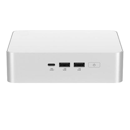 ASUS NUC 15 Pro+ Barebones Mini PC with Intel Series 2 Core Ultra 5 225H, up to 96GB DDR5 RAM, Dual Storage, Thunderbolt™ 4, Wi-Fi 7 & Bluetooth 5.4, Toolless Silver Aluminum Chassis, with VESA Mount
