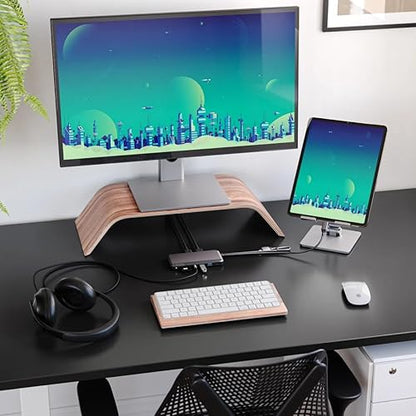 Alogic Portable Dock for Mac 10-in-1 with Dual Display 4K 60Hz Support - Dark Grey |