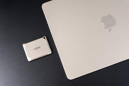Crucial X9 Pro 1TB USB 3.2 Gen 2 Type-C Portable External SSD for Apple Mac