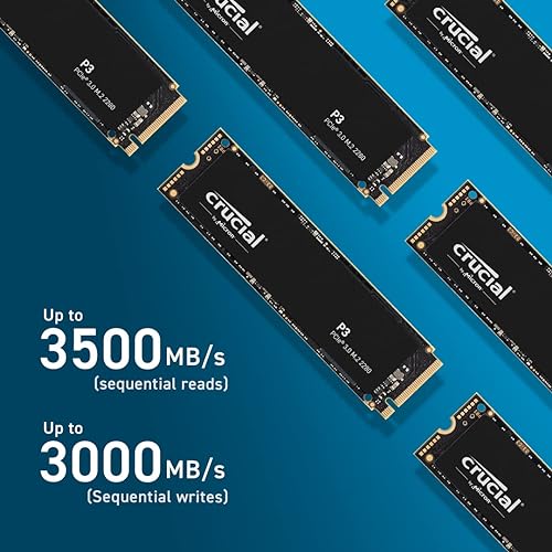 Crucial P3 M.2 1000 GB PCI Express 3.0 3D NAND NVMe