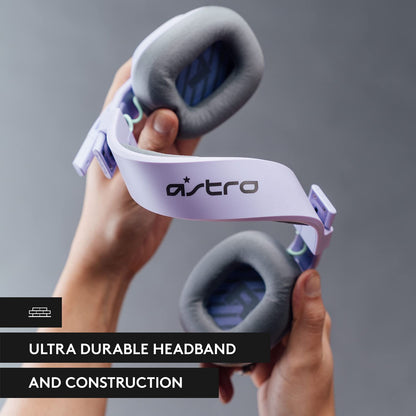 Astro gaming Astro A10 Gaming Headset Gen 2 Wired Headset - Over-Ear Gaming Headphones with flip-to-Mute Microphone, 32 mm Drivers, for Xbox Series X|S, Xbox One, Playstation 5/4, Nintendo Switch, PC, Mac -Lilac Lilac Gen 2 Cross Platform Headset Only