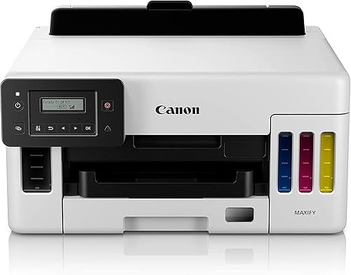 Canon MAXIFY GX6120 Wired & Wireless MegaTank Inkjet Multifunction Printer - Color - Copier/Printer/Scanner - 1200 x 600 dpi Print - Automatic Duplex Print - Up to 45000 Pages Monthly - Color Flatbed/ADF, CIS Scanner