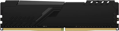 Kingston FURY Beast 32GB (2x16GB) 3200MHz DDR4 CL16 Desktop Memory Kit of 2 KF432C16BBK2/32, Black (KF432C16BBK2/32) Black 32GB (2x16GB) 3200MHz Ram Only