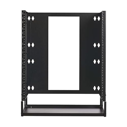 Tripp Lite 12U Wall Mount Bracket Rack Enclosure for Small Switches and Patch Panels, 14.75 inches Deep, Hinged Door for Equipment Access, 5-Year Warranty (SRWO12UBRKTSHEL)