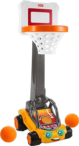 Fisher-Price B.B. Hoopster, motorized electronic basketball toy with lights, sounds and game play for preschool kids ages 3 years and older Standard